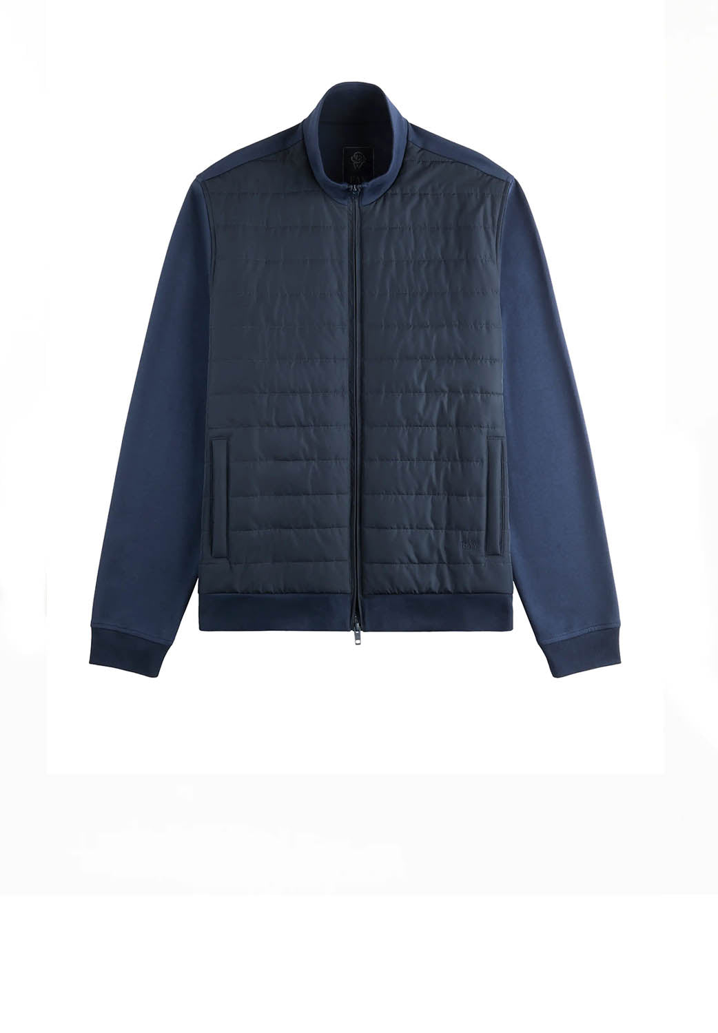  Fay Felpa Bimateriale Navy Uomo - 1