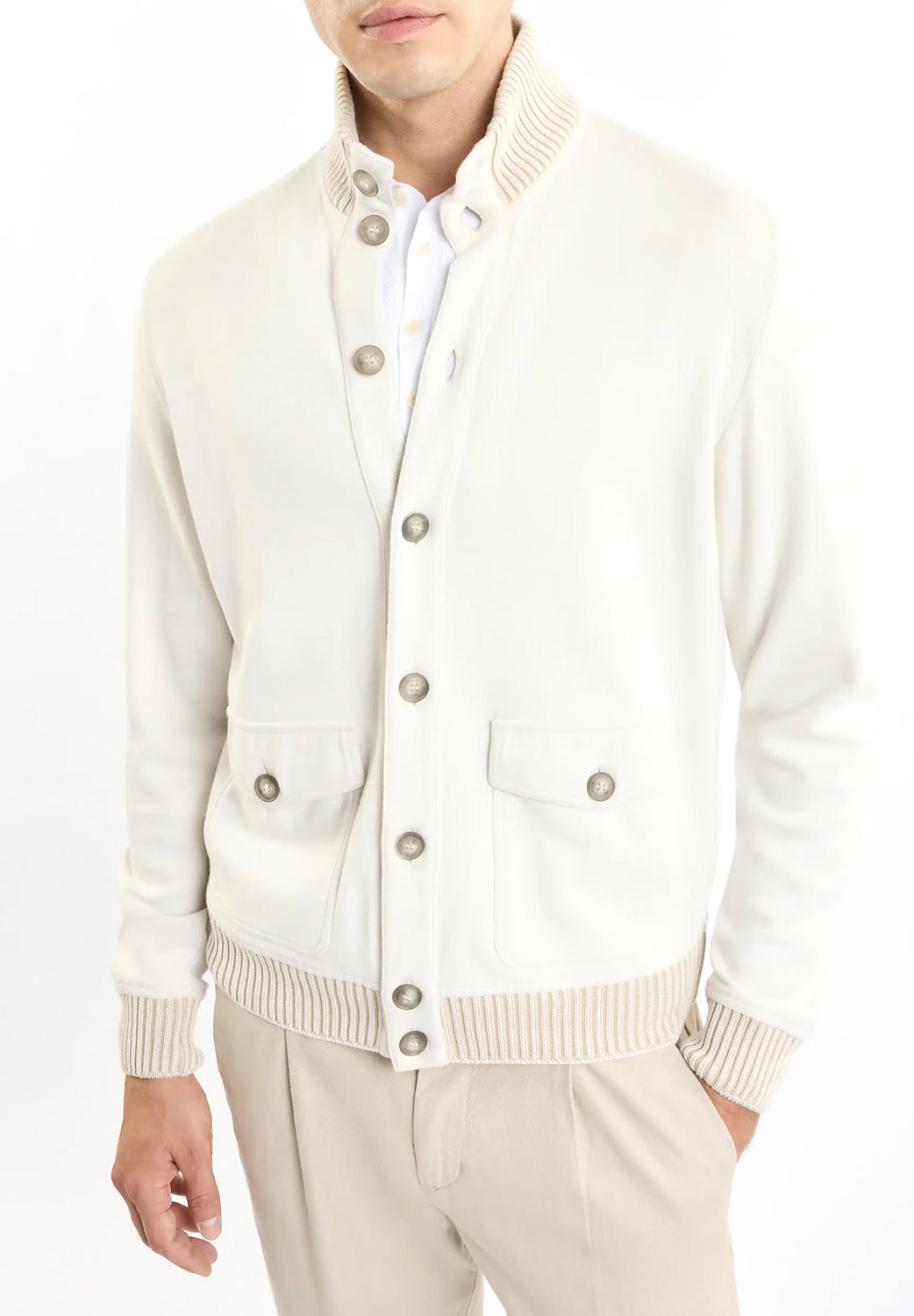  Fay Bomber In Felpa Luce Uomo - 2