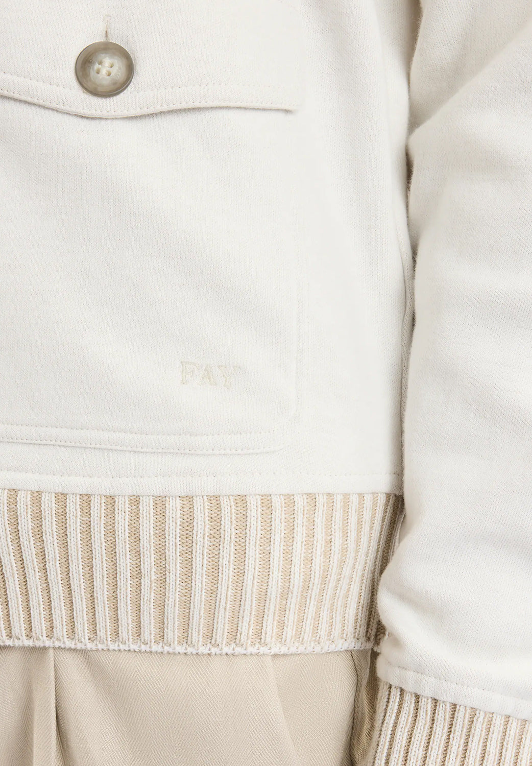  Fay Bomber In Felpa Luce Uomo - 4