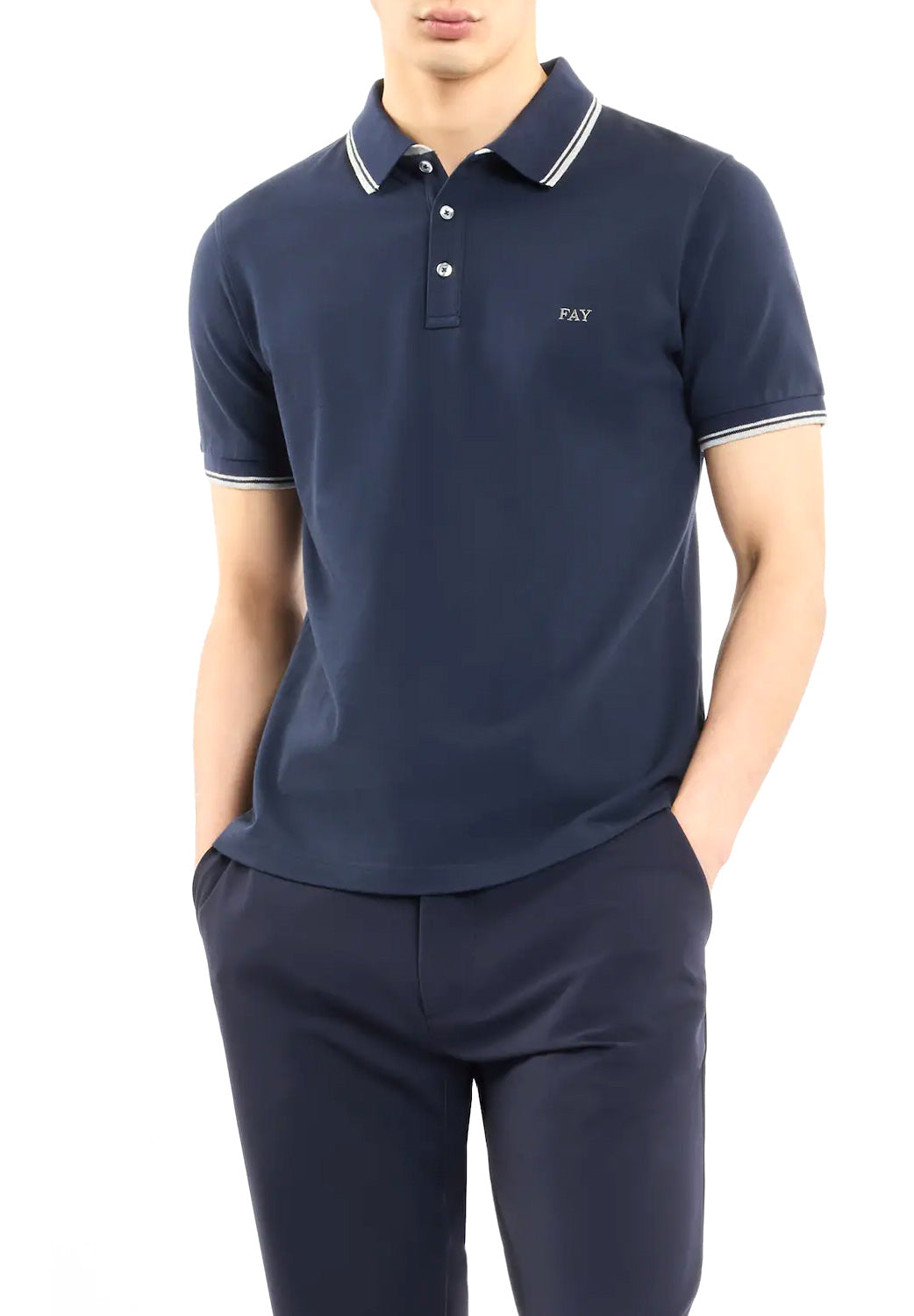  Fay Polo In Cotone Biro Uomo - 2