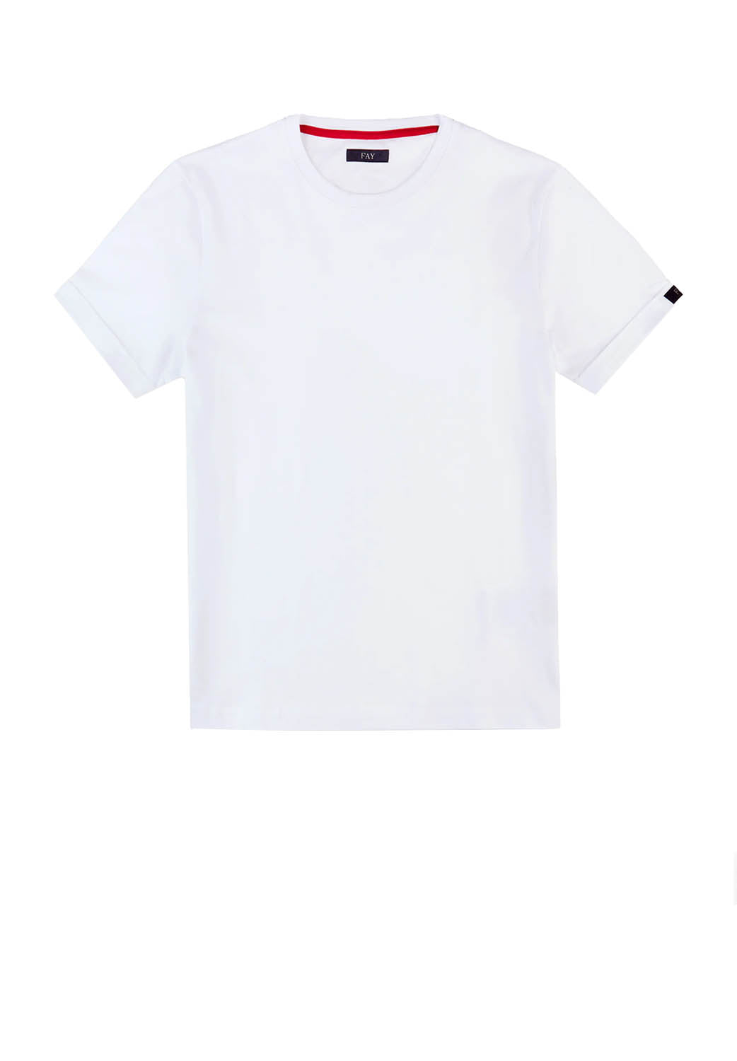  Fay T-shirt In Cotone Bianco Uomo - 1