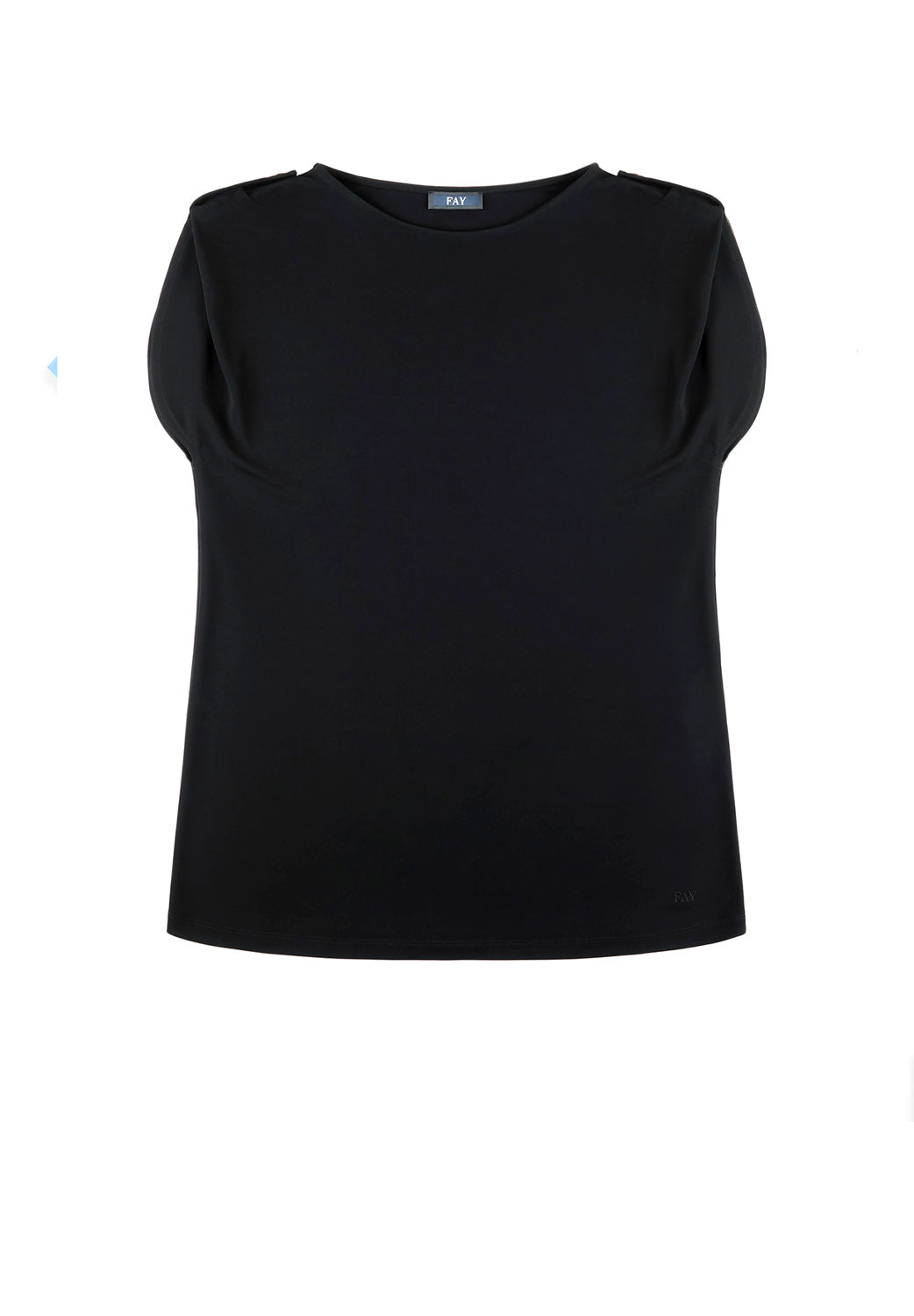  Fay Blusa In Jersey Nero Woman - 1