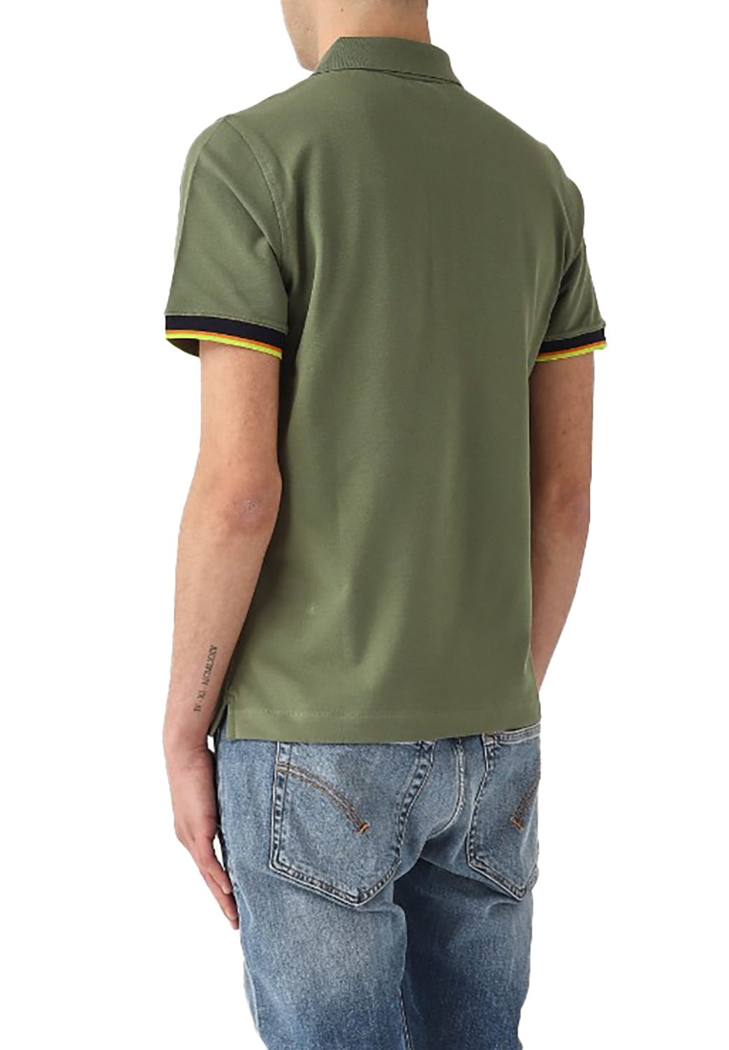  K-way Polo Vincent Green Lichen Uomo - 3