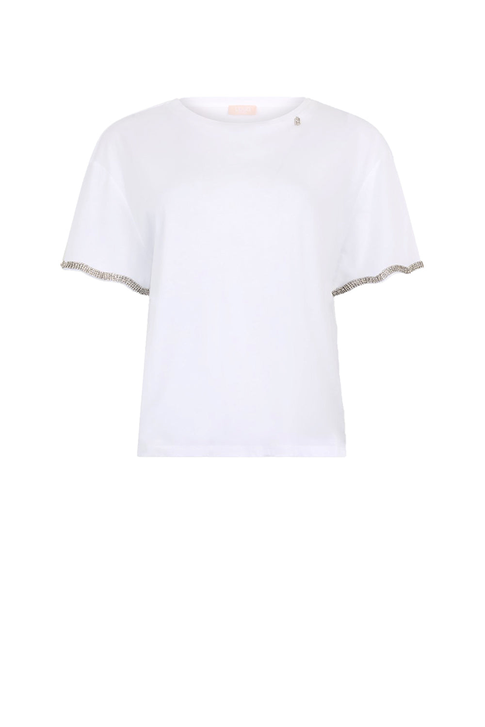  Liu Jo T-shirt Con Strass Bianco Woman - 1