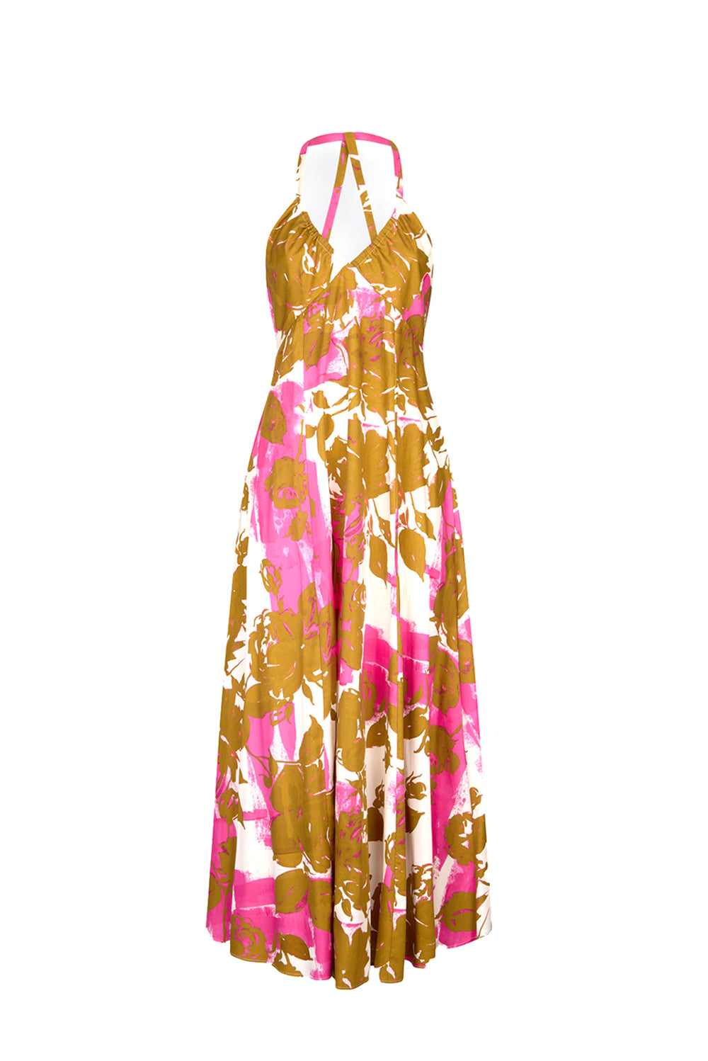  Liu Jo Abito In Popeline Pink Flowers Woman - 1