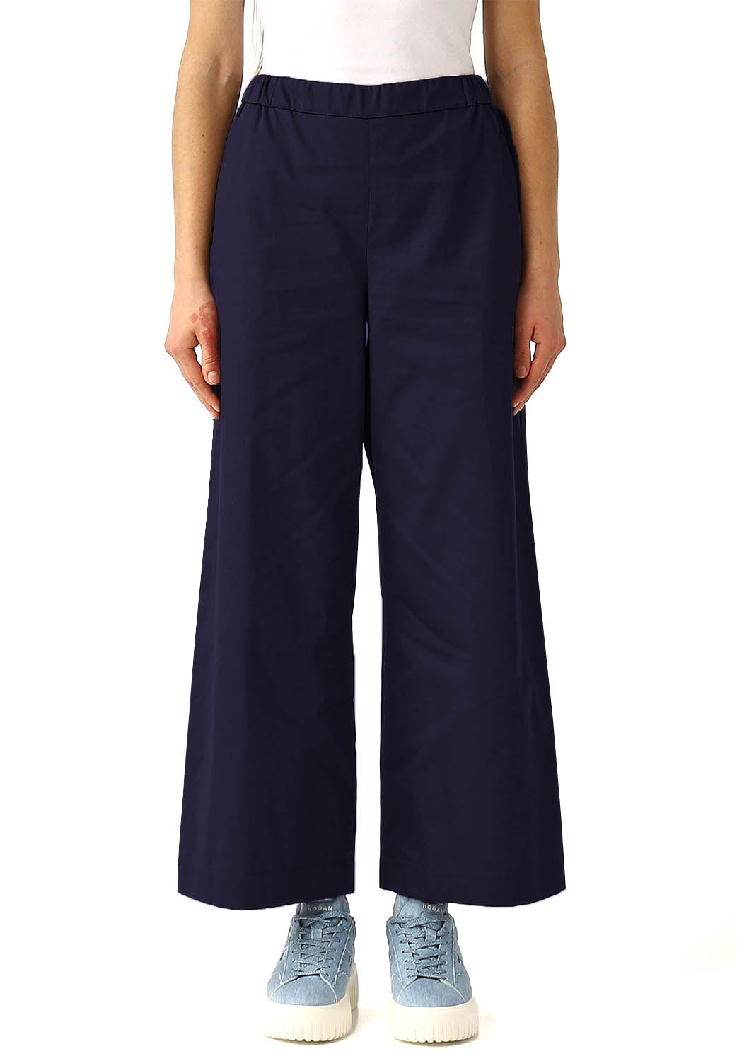  Max Mara Pantaloni Antille Navy Woman - 2
