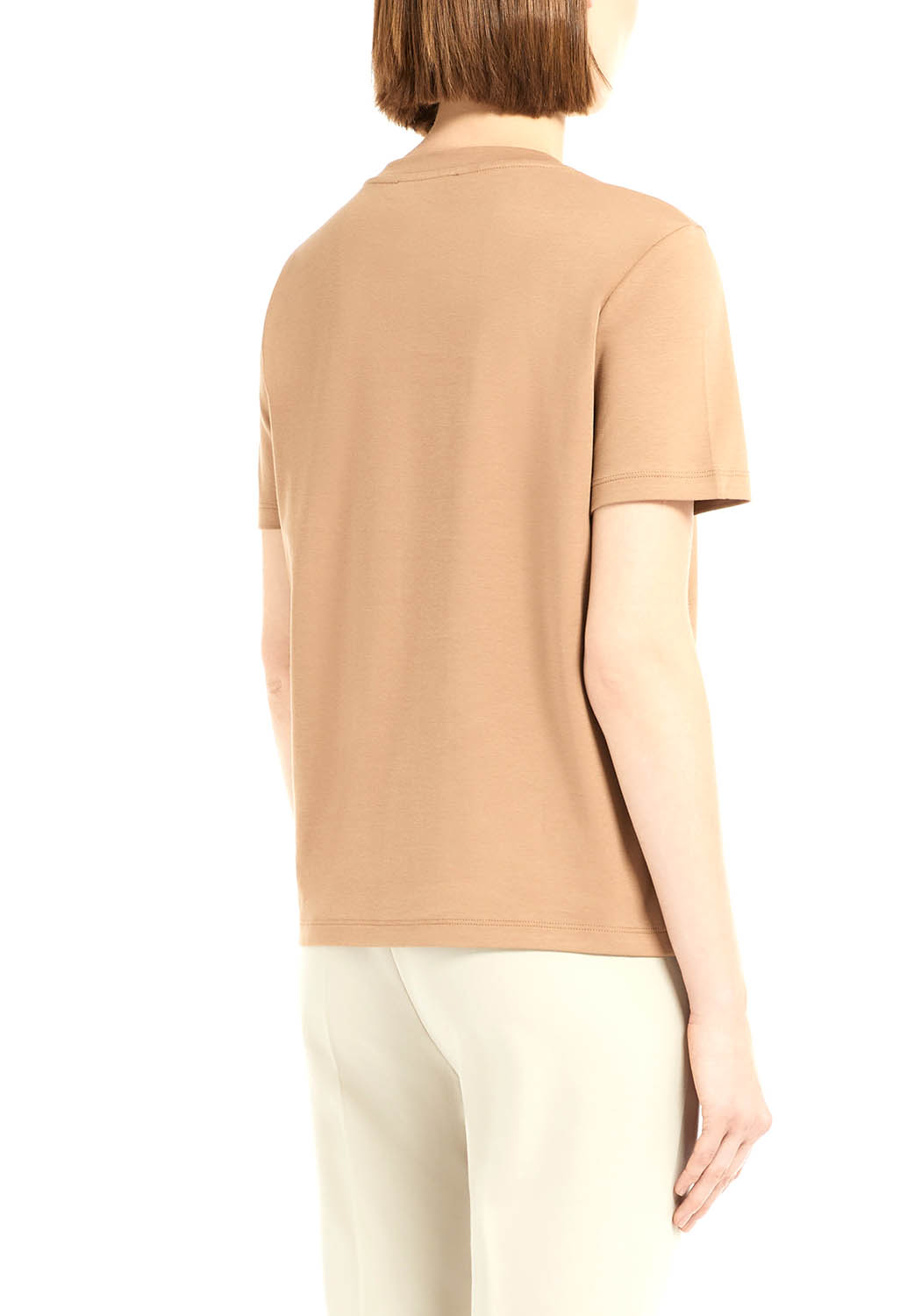  Max Mara T-shirt Quieto Camel Woman - 3