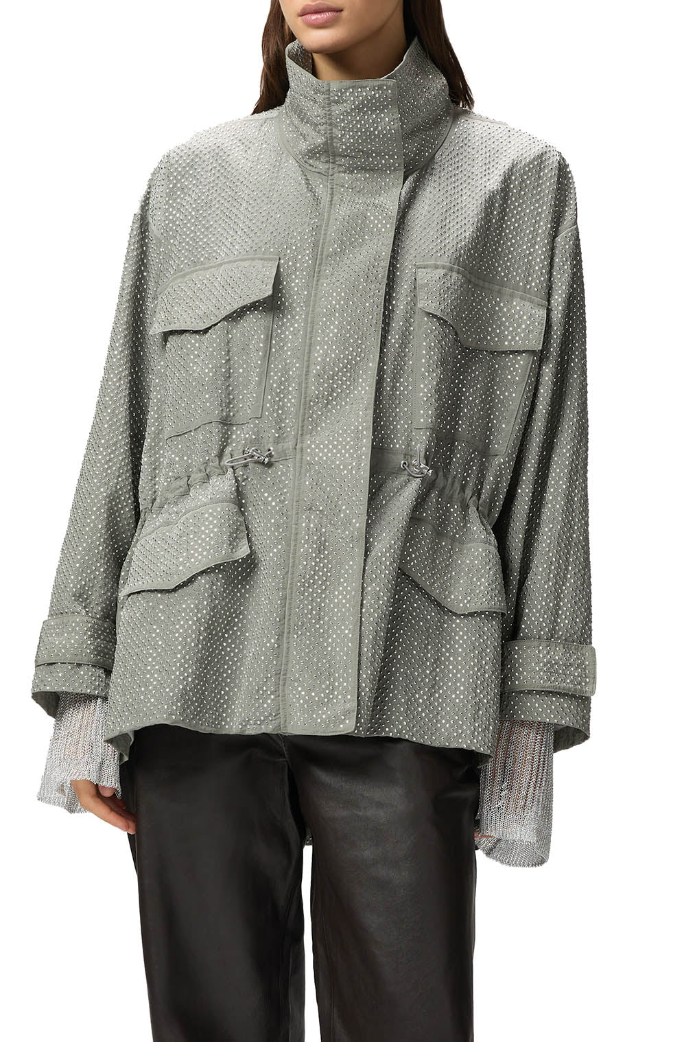  Pinko Giacca Pescatore Grigio Woman - 2