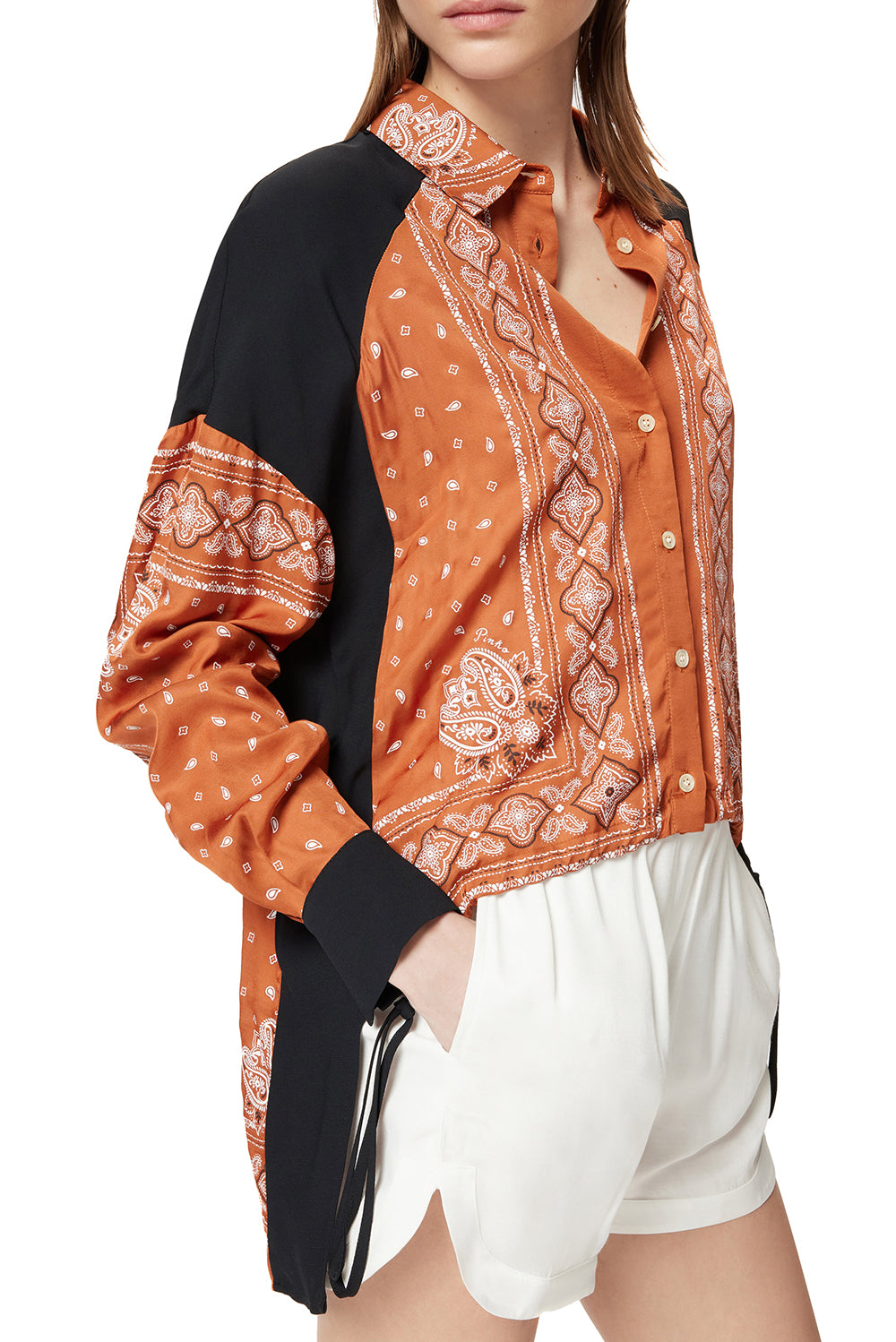  Pinko Camicia Asimmetrica Bruciato Woman - 3