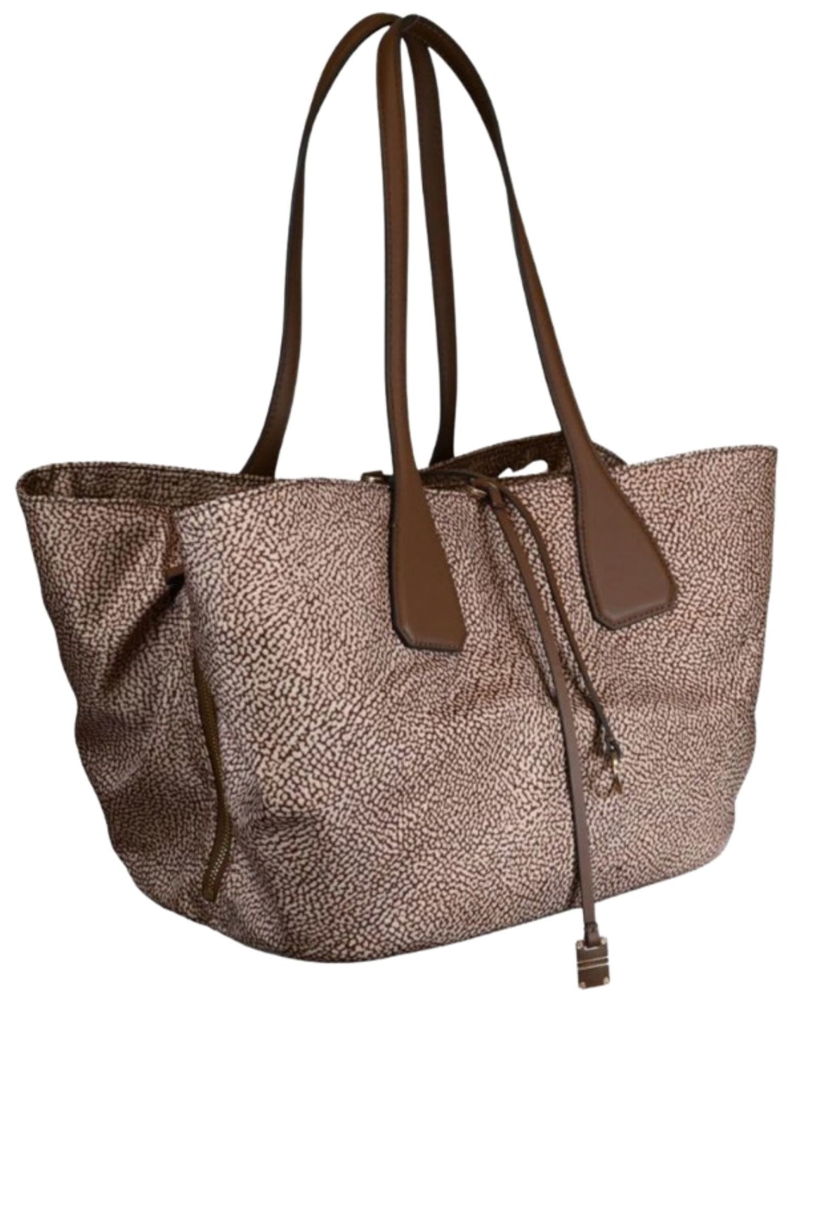  Borbonese Vis A Vis Tracolla Beige Marrone Woman - 2