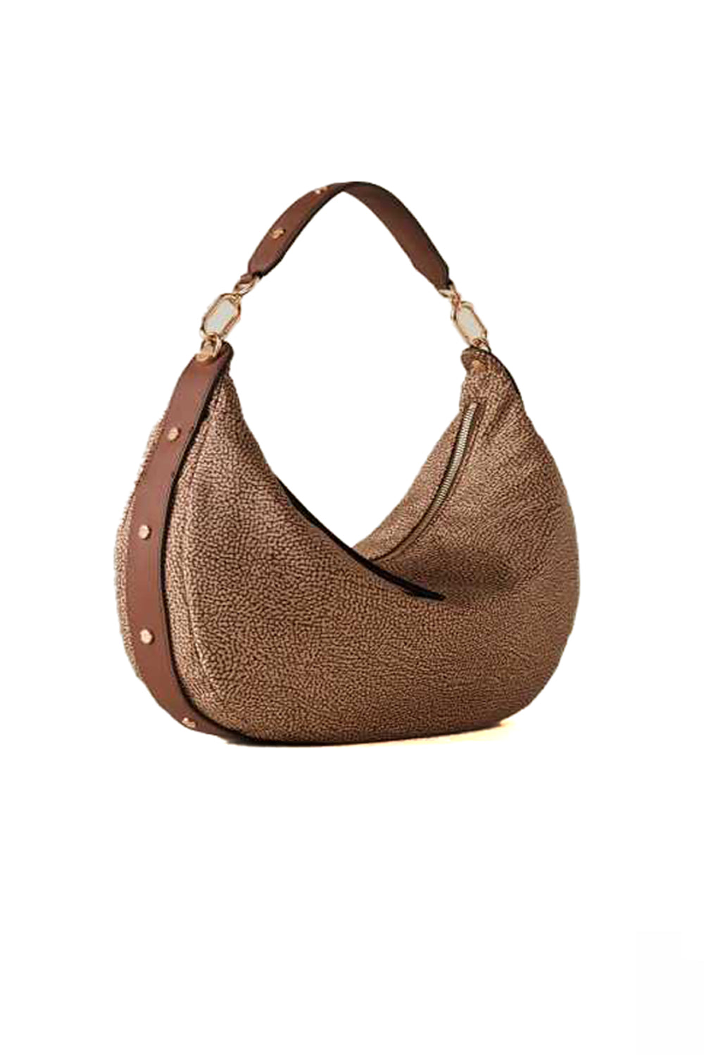  Borbonese Frame Hobo Medium Beige Woman - 2