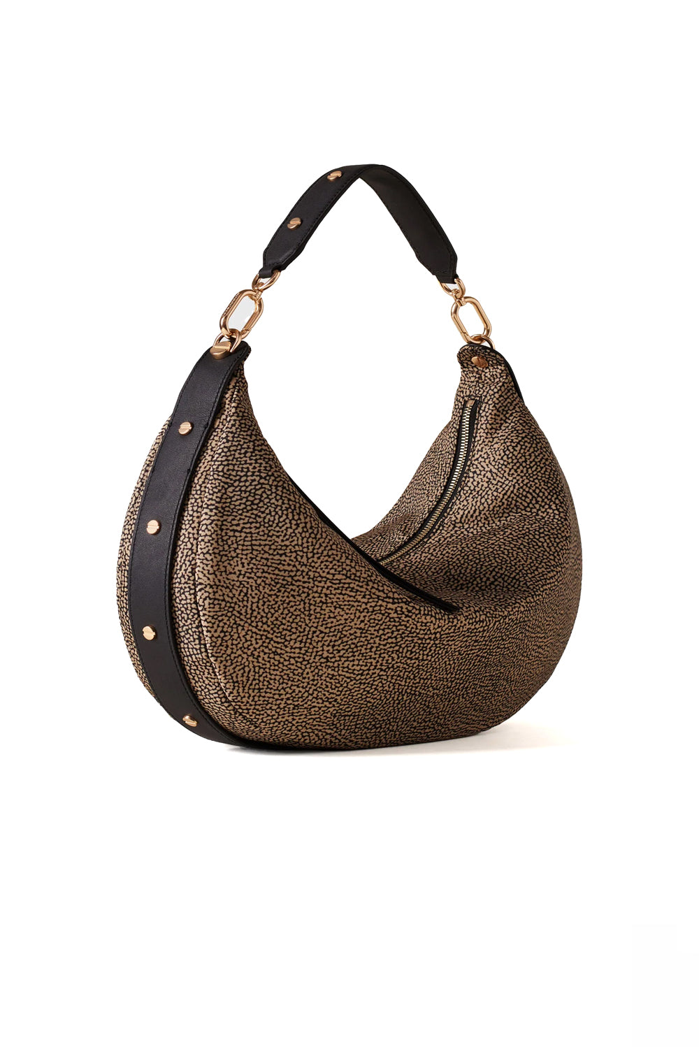  Borbonese Frame Hobo Medium Op Natural Woman - 2