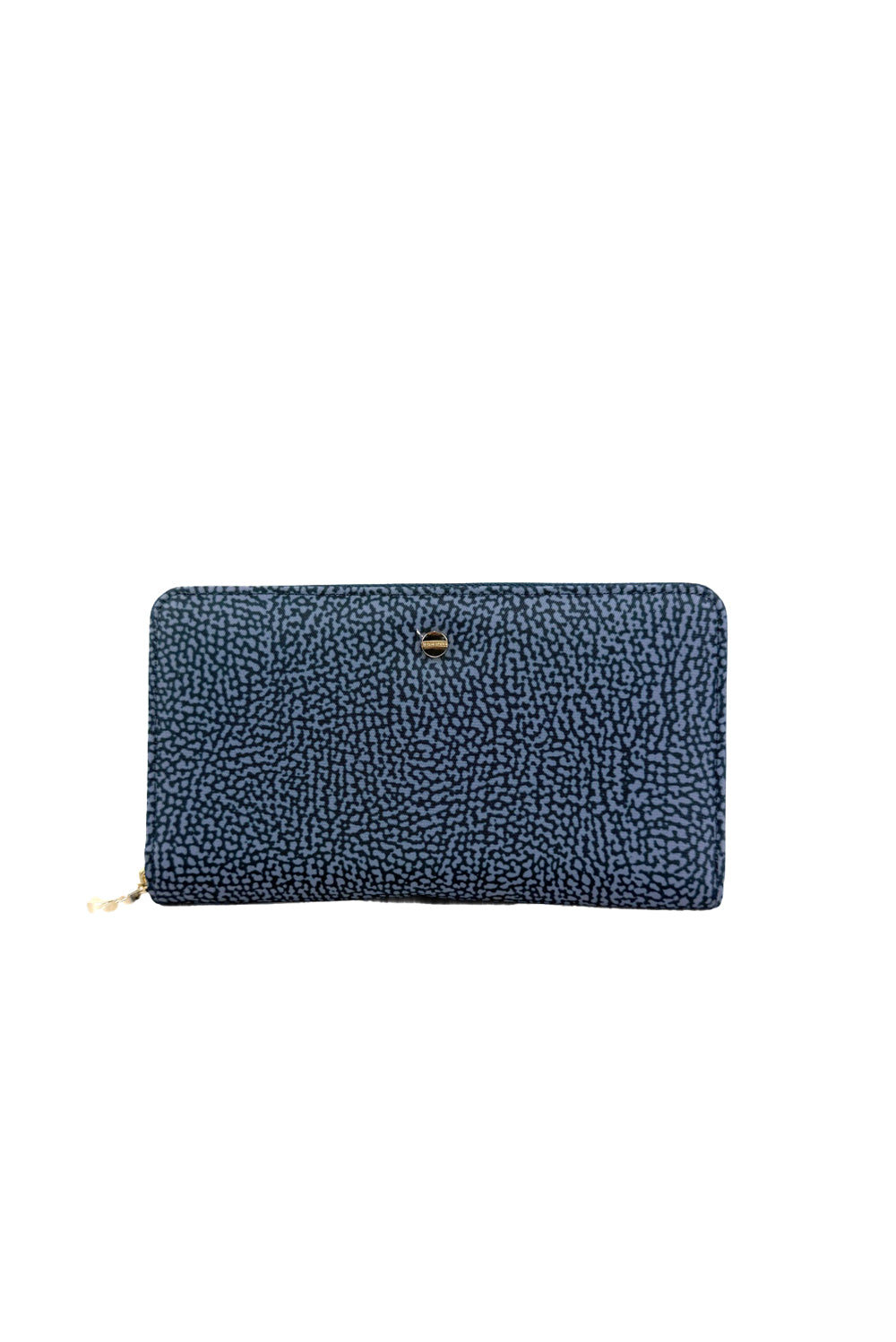 Borbonese Portafogli Zip Around Large Blu Lapis Woman - 1