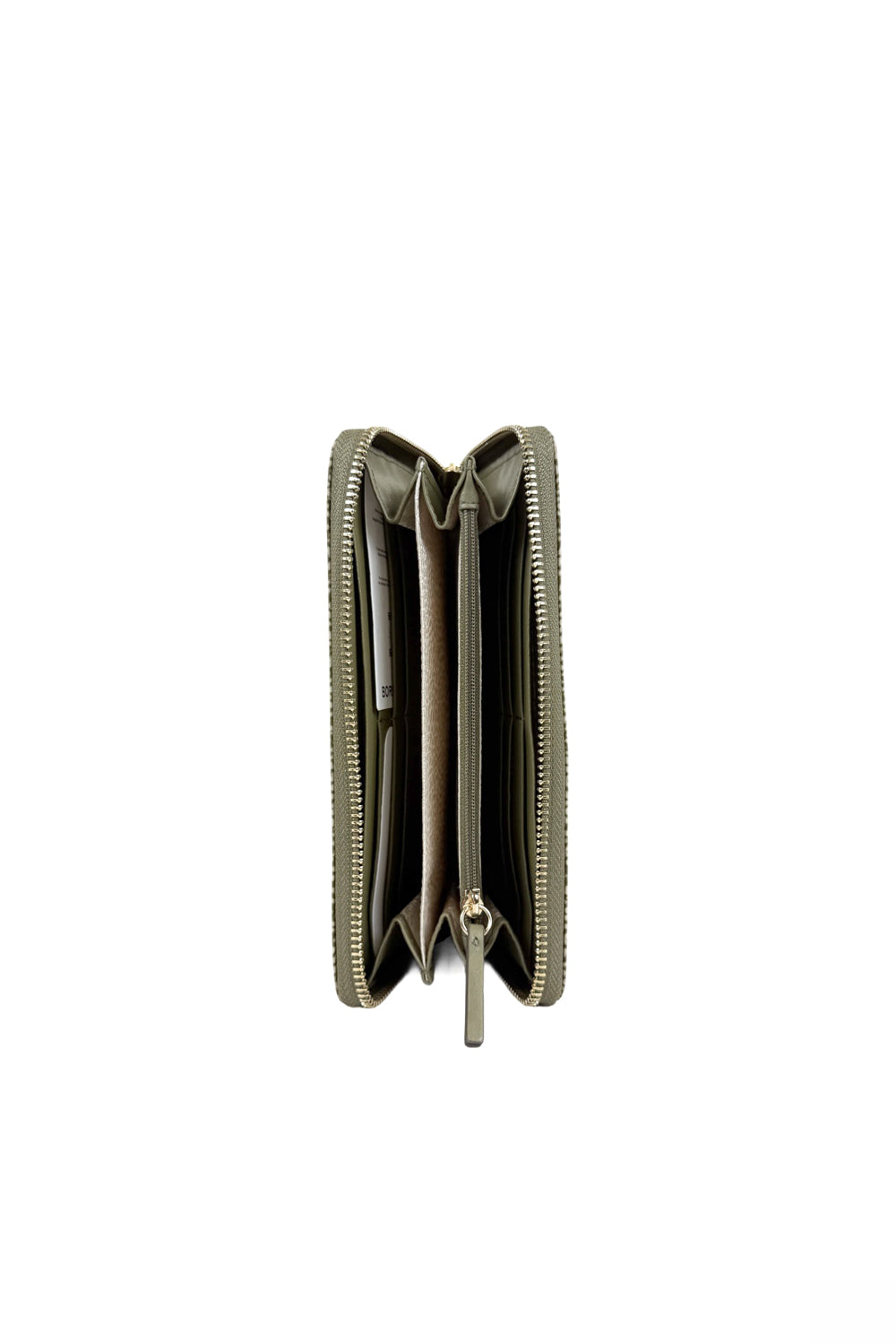  Borbonese Portafogli Zip Around Large Olive Woman - 3