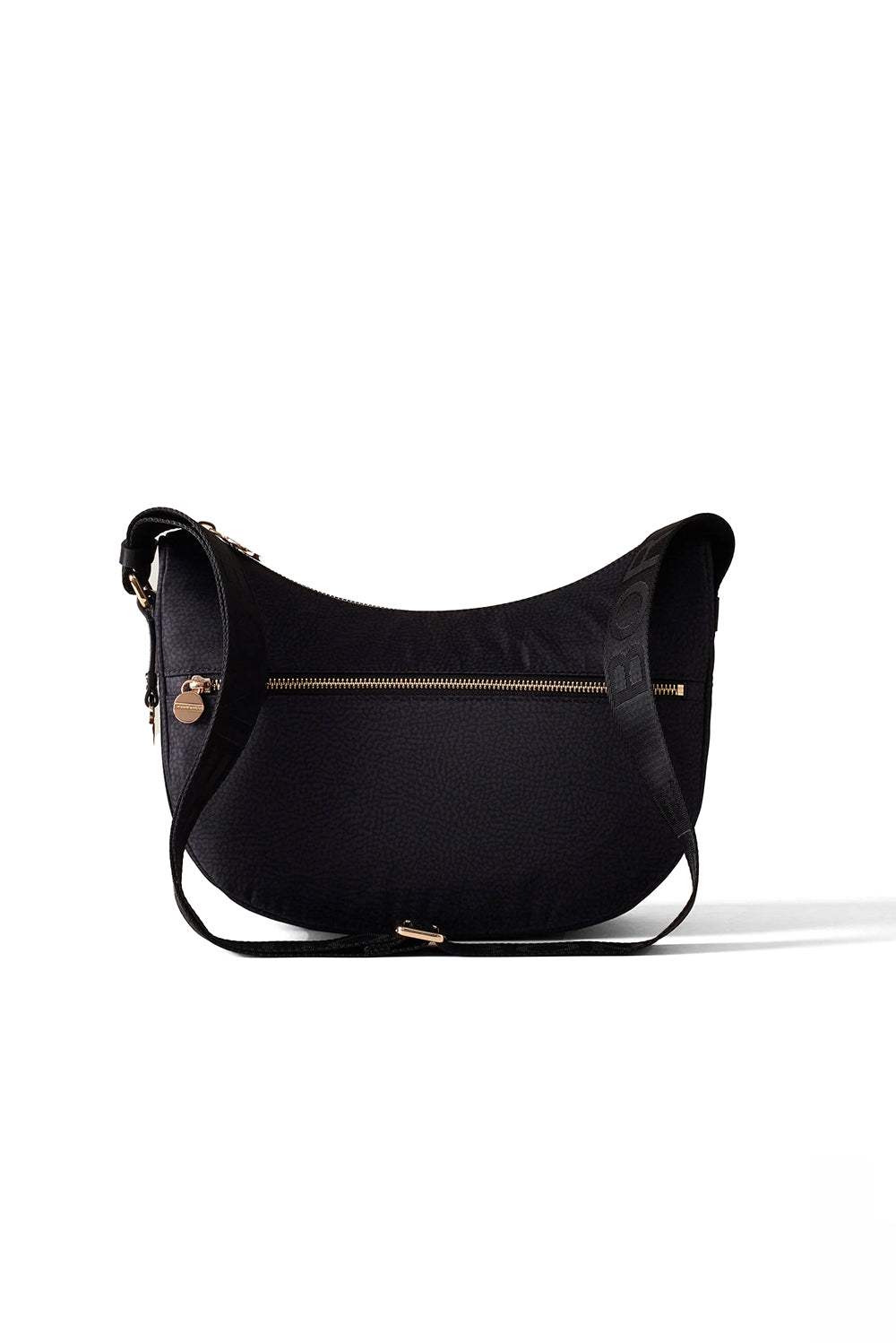  Borbonese Eco Line Luna Bag Small Nero Woman - 1