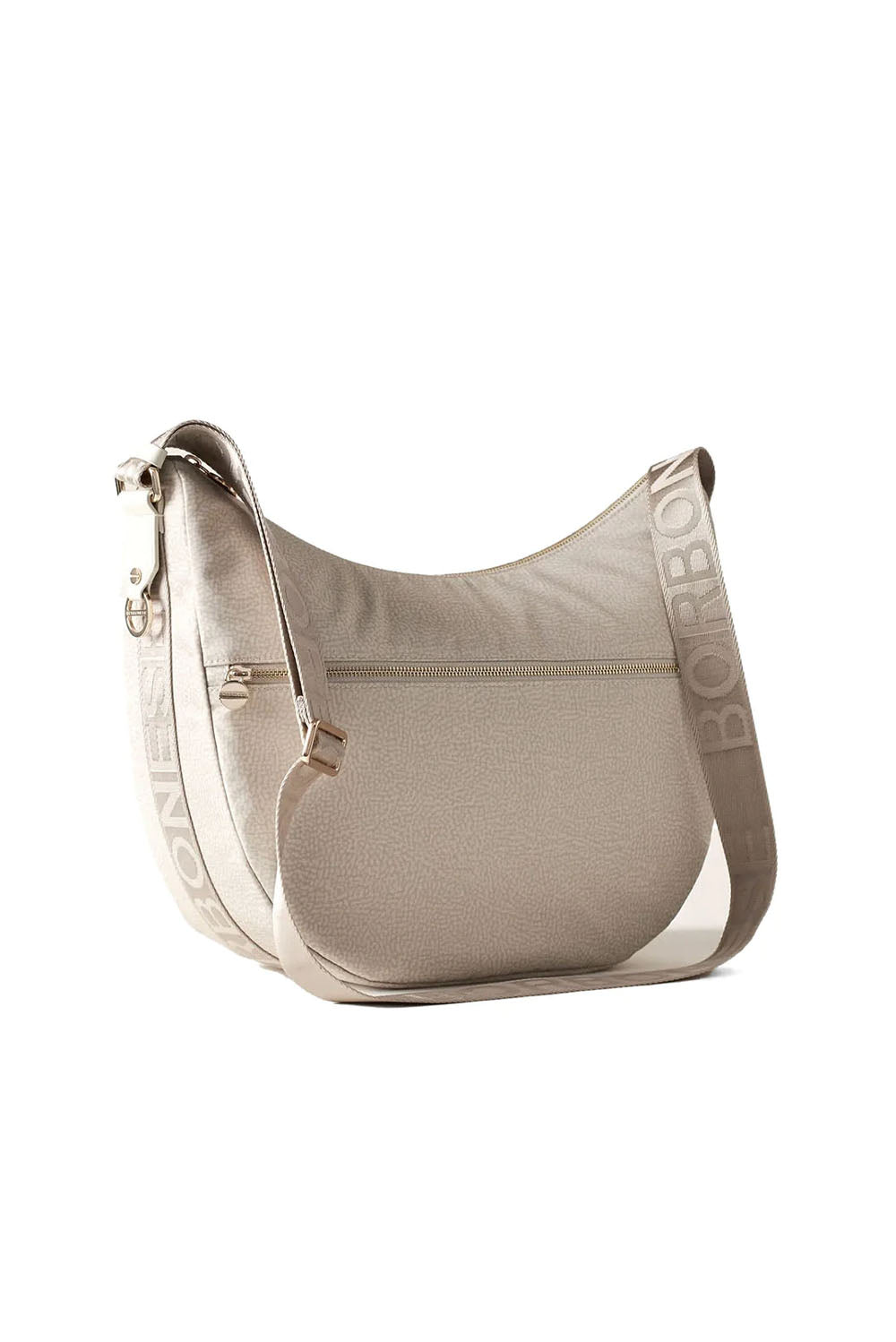  Borbonese Eco Line Luna Bag Middle Sabbia Woman - 2