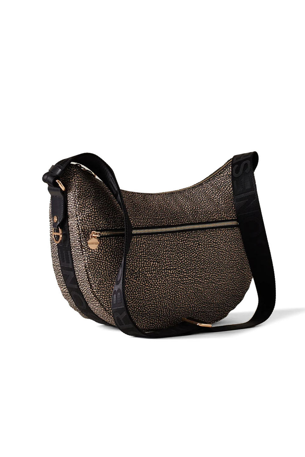  Borbonese Eco Line Luna Bag Middle Op Natural Woman - 2
