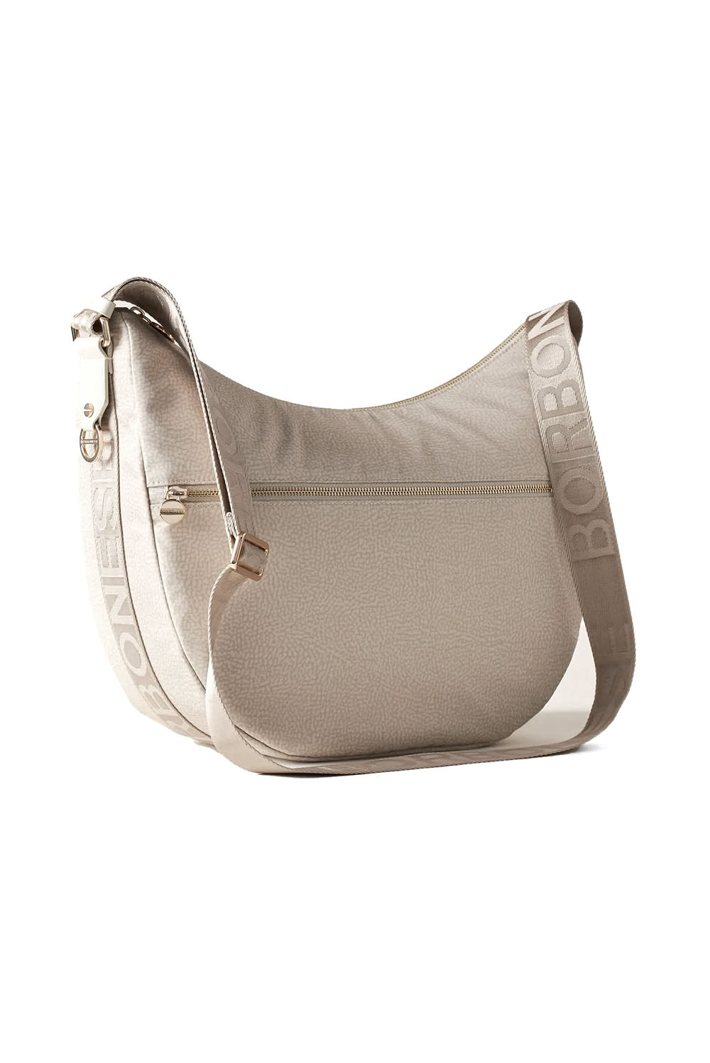  Borbonese Eco Line Luna Bag Medium Sabbia Woman - 2