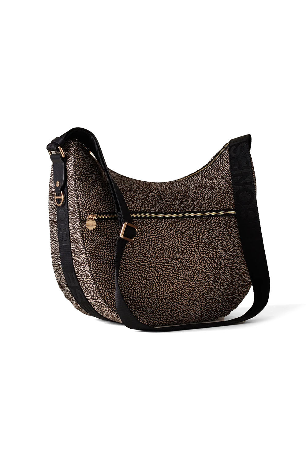  Borbonese Eco Line Luna Bag Medium Op Natural Woman - 2
