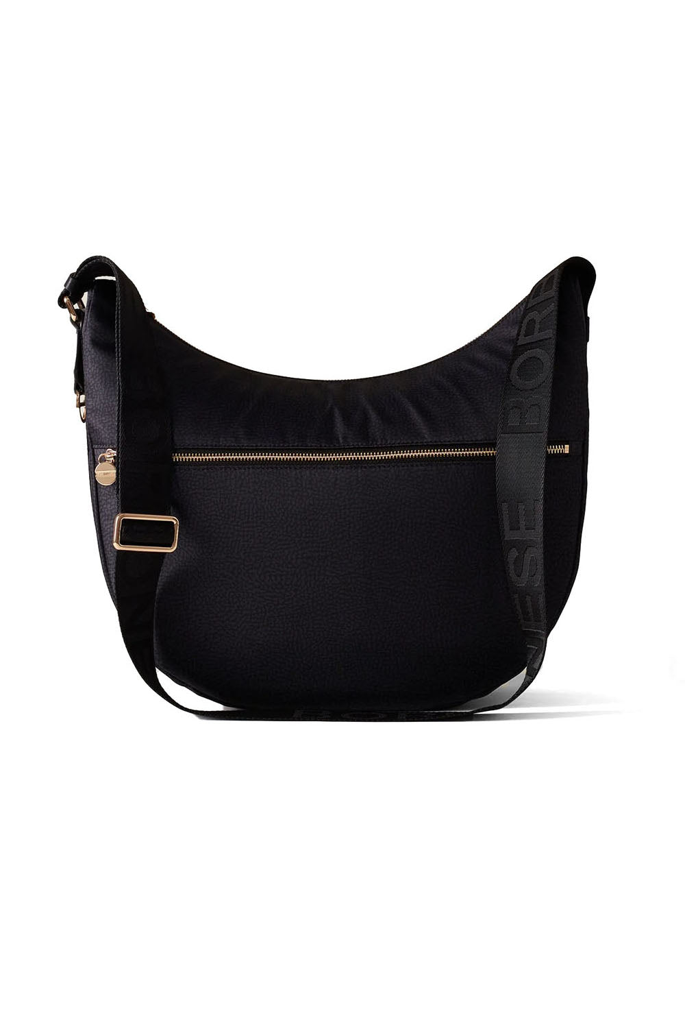 Borbonese Eco Line Luna Bag Medium Black Woman - 1