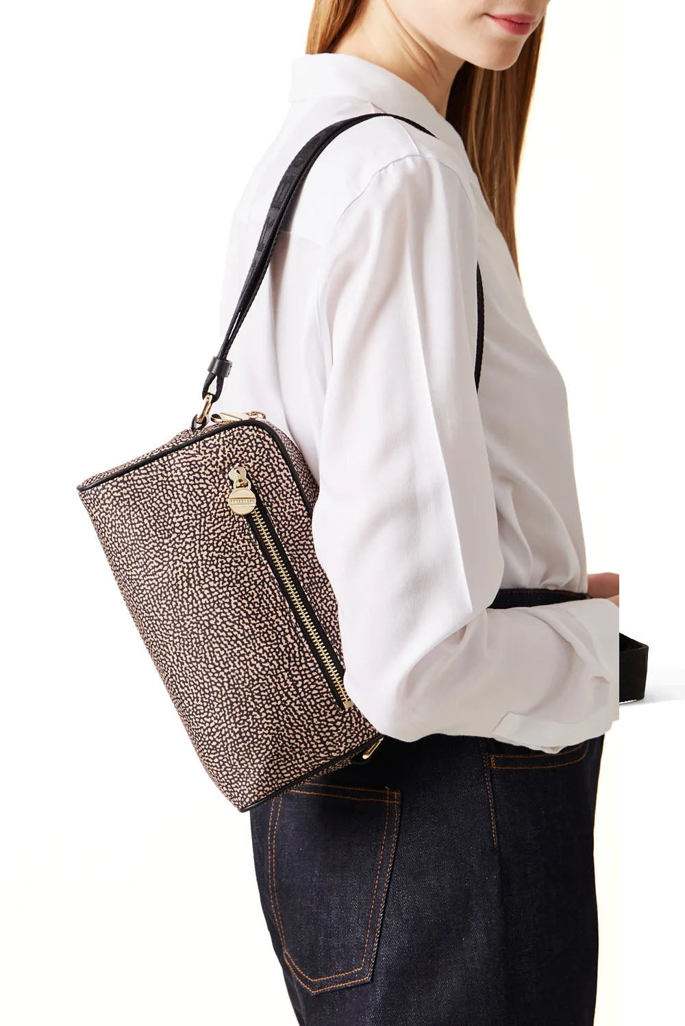  Borbonese Eco Line Camera Case Op Natural Woman - 4