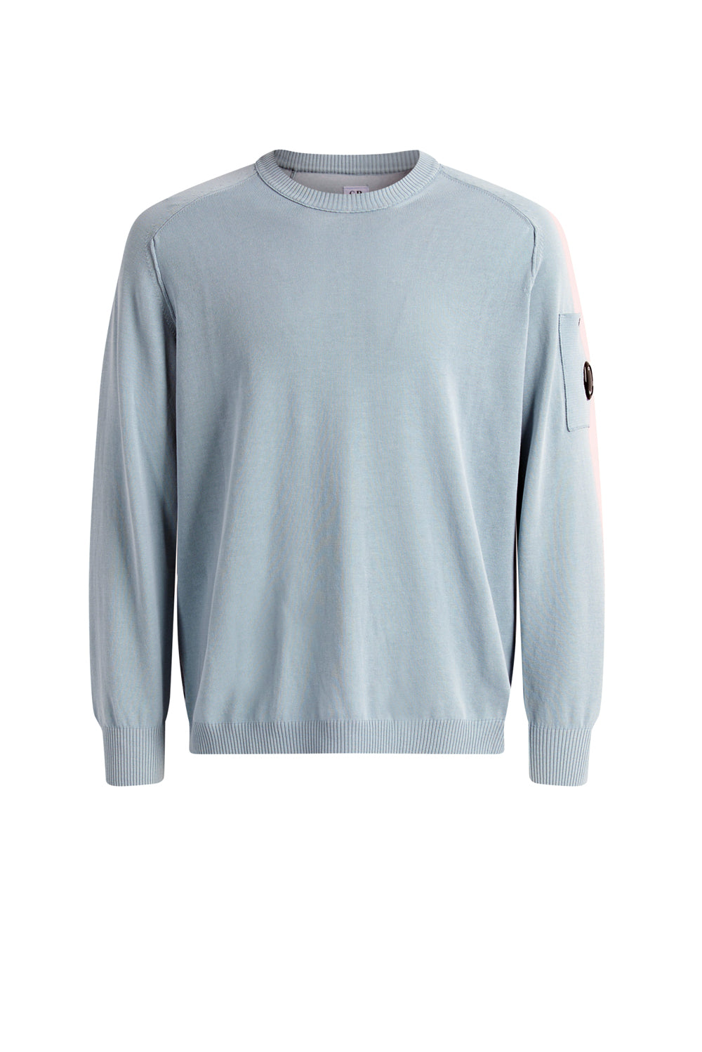  Cp Company C.p. Company Maglione Con Lens Silver Blue Uomo - 1