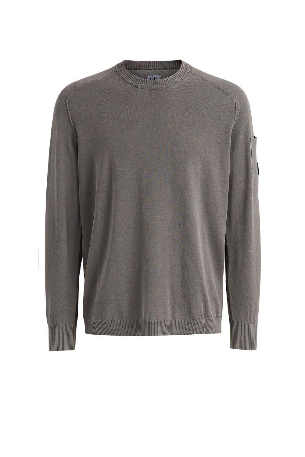  Cp Company C.p. Company Maglione Con Lens Gunmetal Uomo - 1