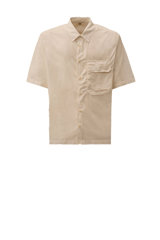 Cp Company Camicia Popeline Manica corta