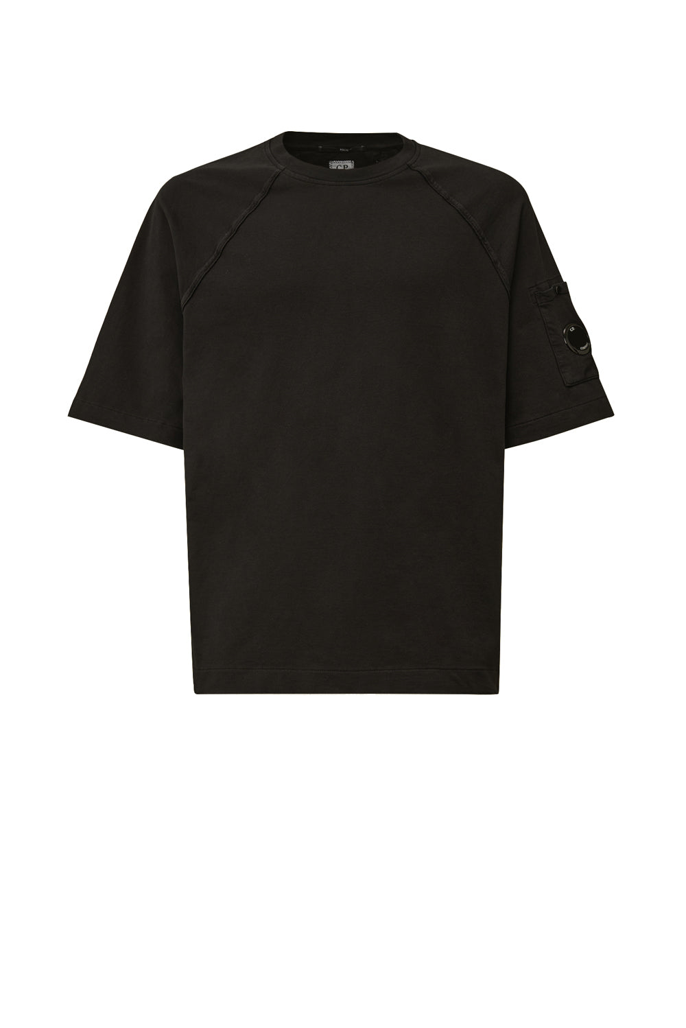  Cp Company C.p.company T-shirt Felpa Manica Corta Black Uomo - 1
