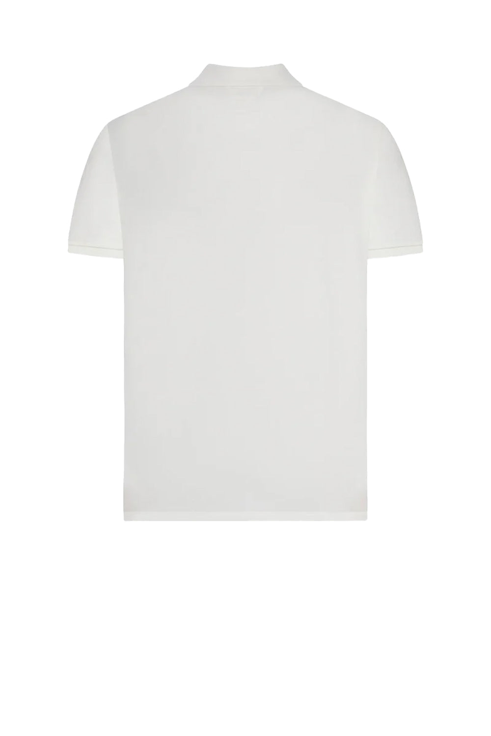  Cp Company C.p. Company Polo Stretch Piquet Gauze White Uomo - 2