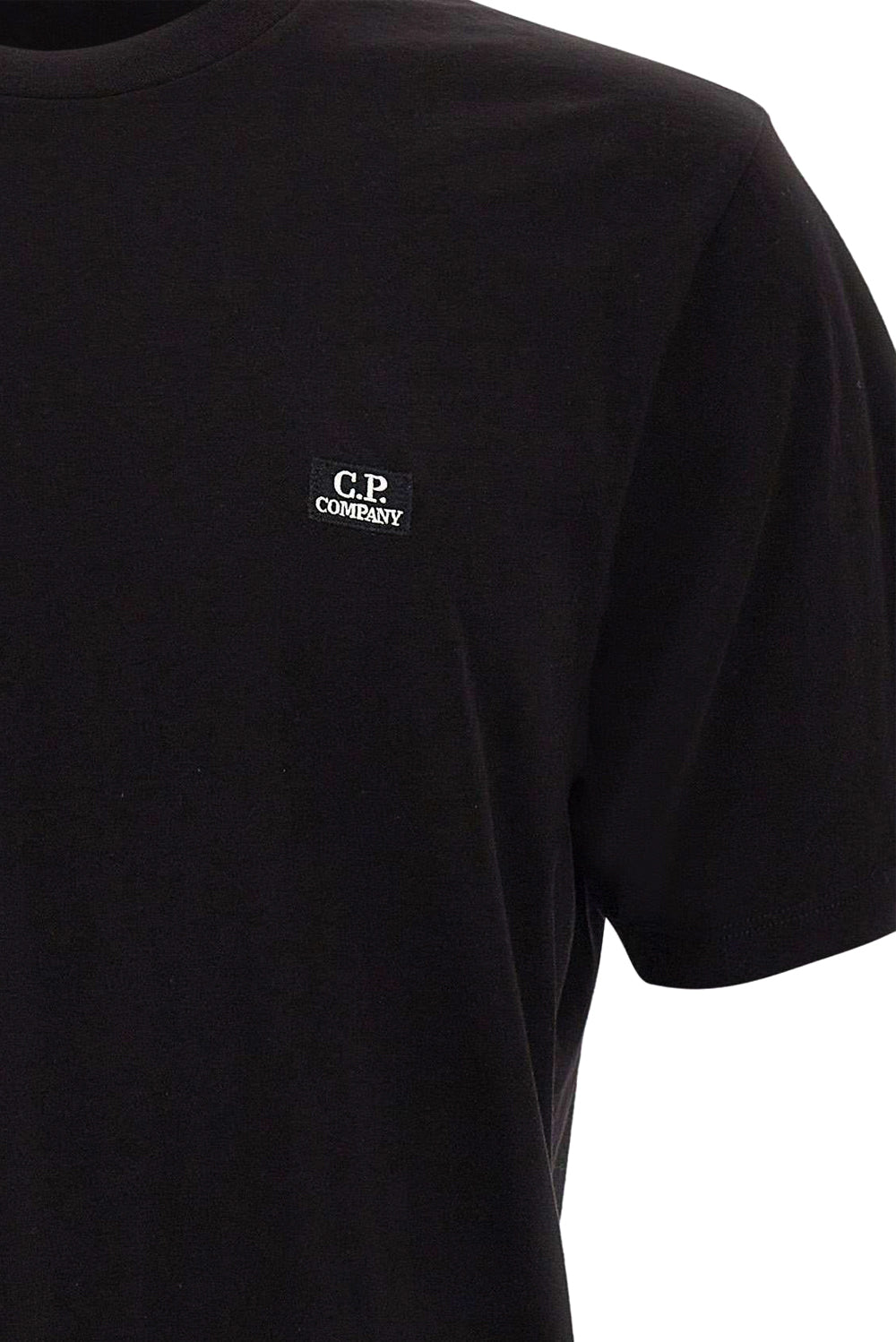  Cp Company C.p. Company T-shirt Logo Patch Black Uomo - 3
