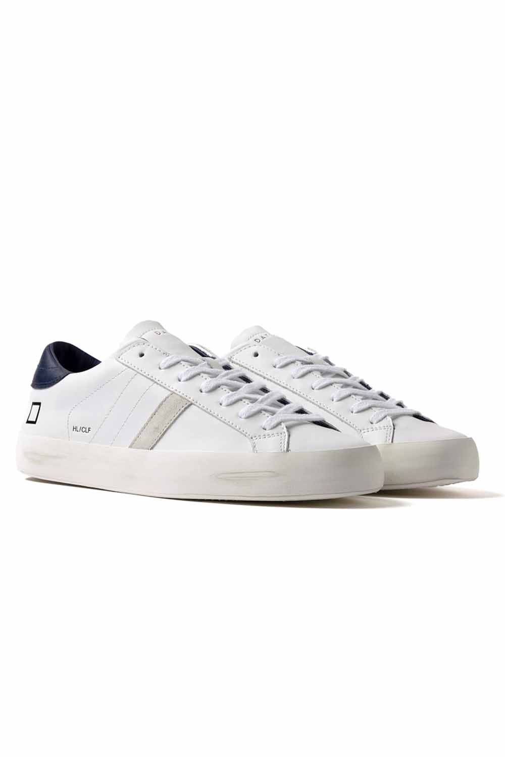  Date D.a.t.e. Sneakers Hill Low White Blue Uomo - 2