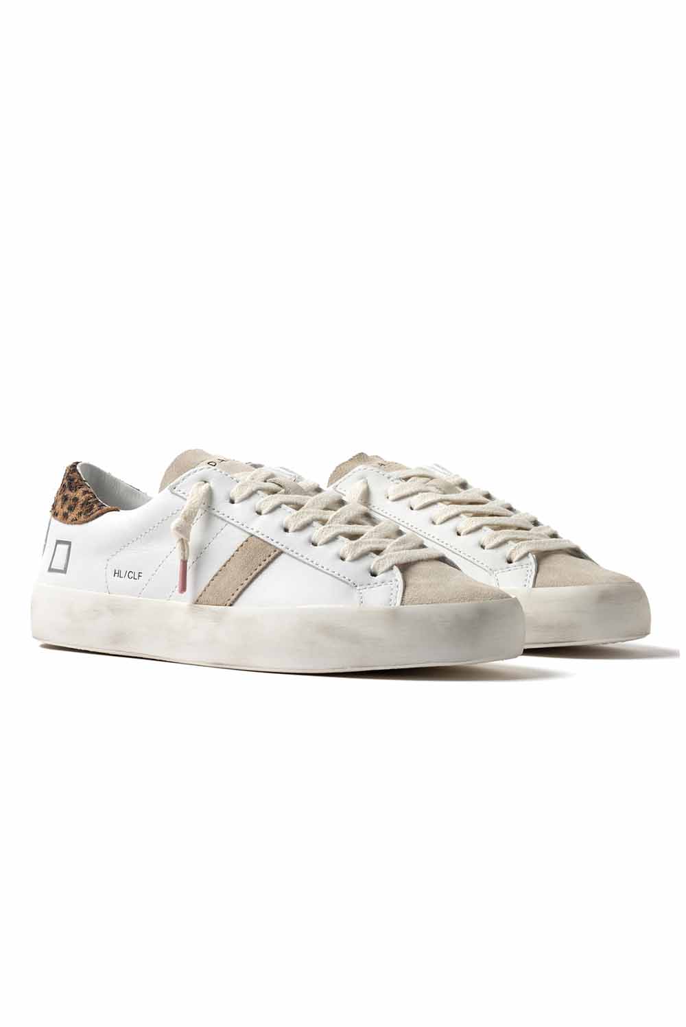  Date D.a.t.e. Sneakers Hill Low Leopard White Leopard Woman - 2