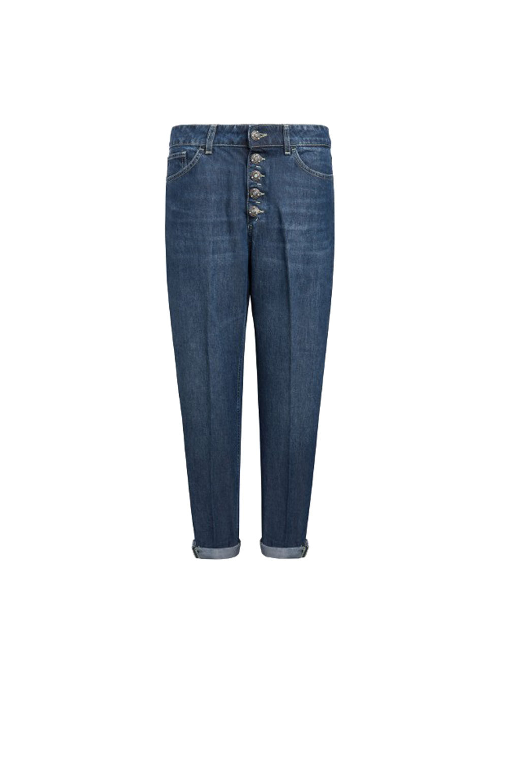 Dondup Koons Jeans Con Bottoni Gioiello Blu Woman - 1