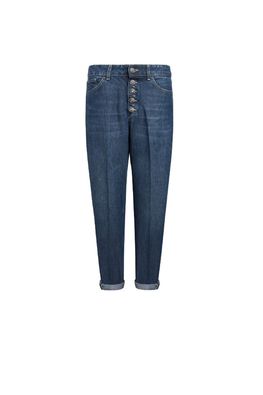 DONDUP Koons jeans con bottoni gioiello