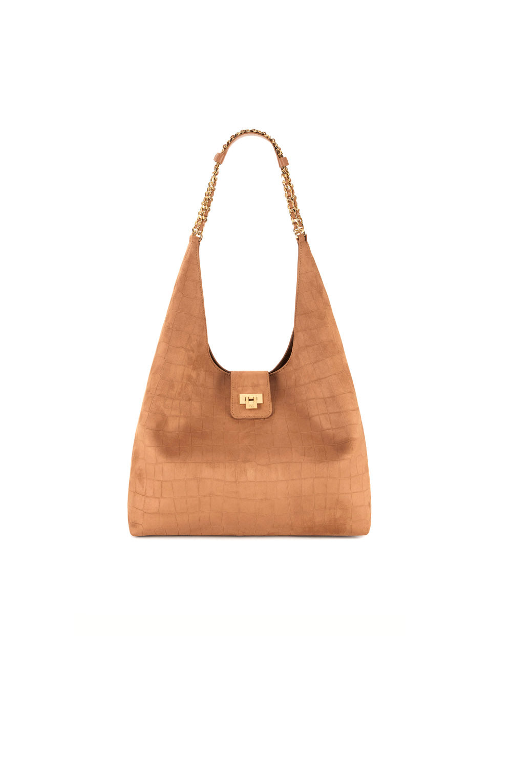  Elisabetta Franchi Borsa Hobo Suede Cuoio Woman - 1