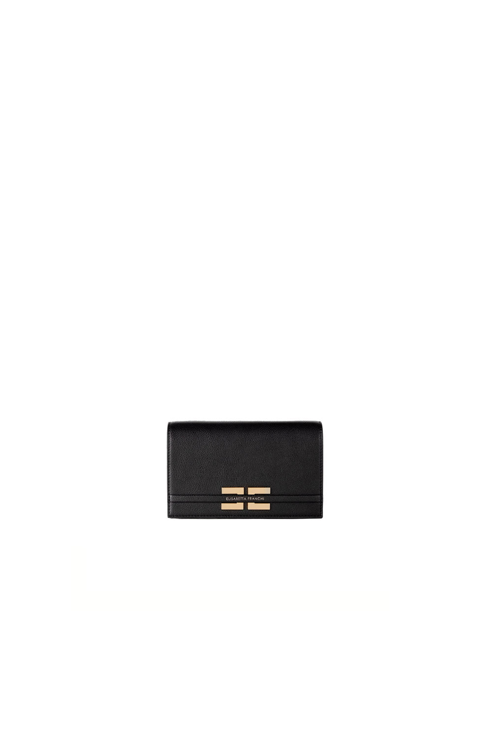  Elisabetta Franchi Borsa Effetto Pelle Nero Woman - 1