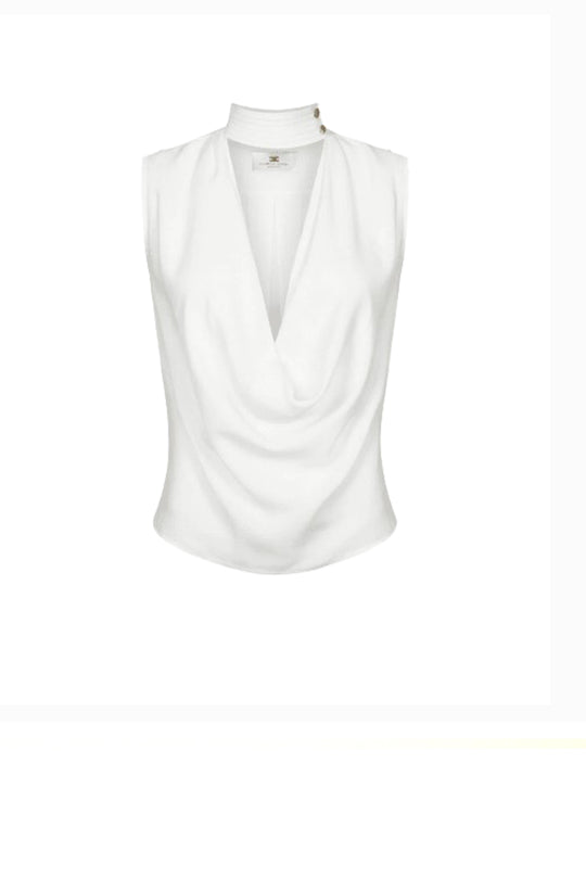 Elisabetta Franchi Top Georgette