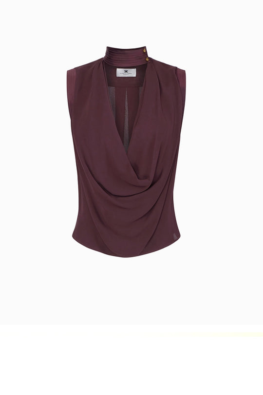 Elisabetta Franchi Top Georgette