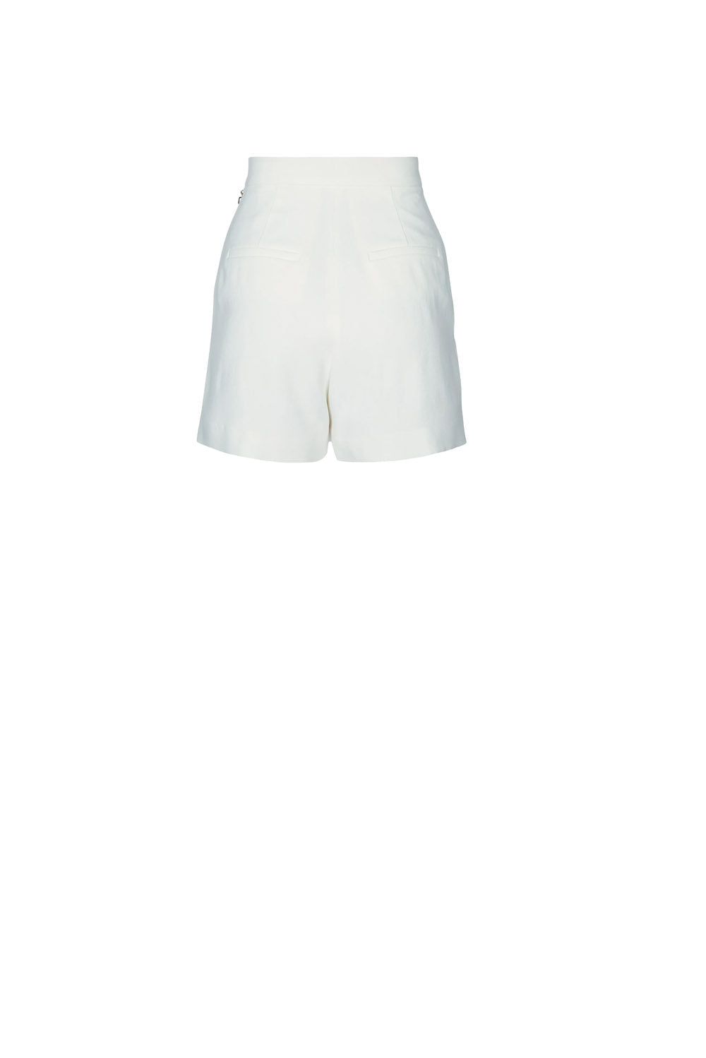  Elisabetta Franchi Shorts In Gabardine Avorio Woman - 2
