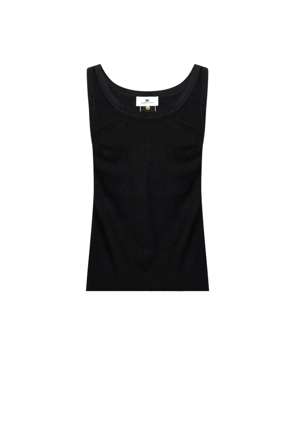  Elisabetta Franchi Top In Maglia Nero Burro Woman - 1