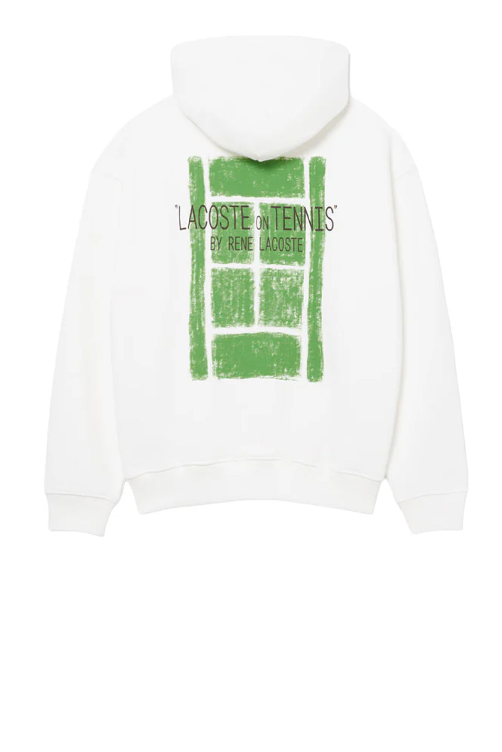  Lacoste Felpa Cappuccio Con Stampa Uomo - 2