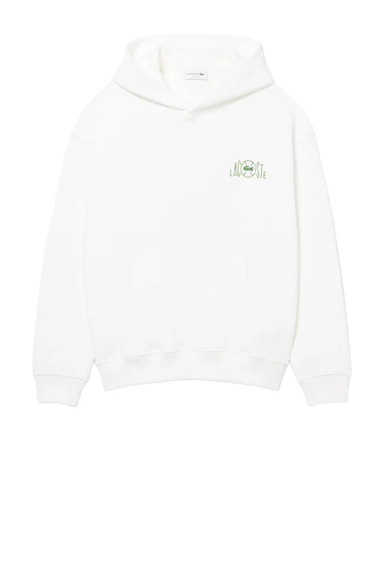 Lacoste Felpa Cappuccio con Stampa