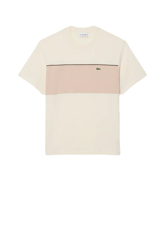 Lacoste T-Shirt Cotone Color Block