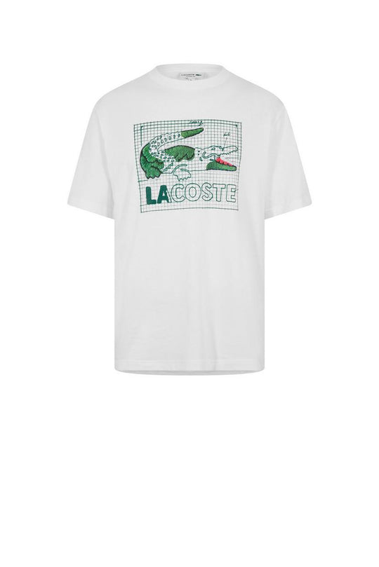 Lacoste T-Shirt Cotone Stampata