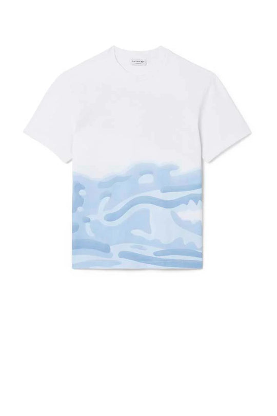 Lacoste T-Shirt Cotone Stampata