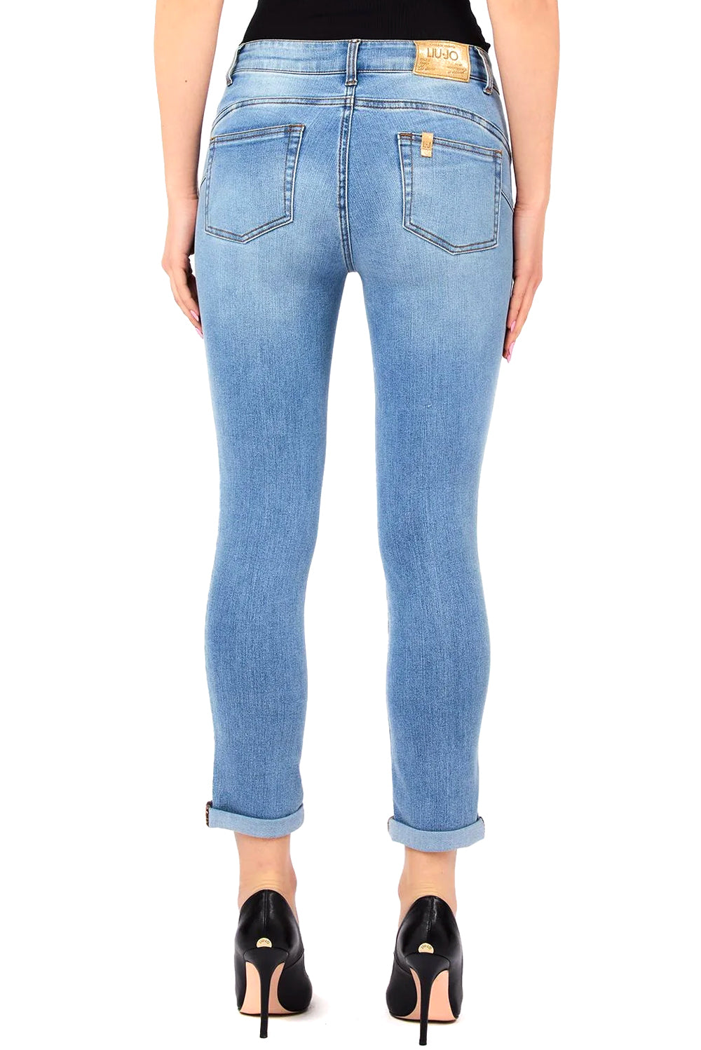  Liu Jo Jeans Skinny Con Risvolto 79032 Woman - 2