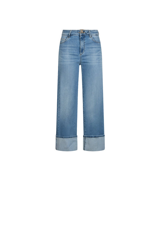LIU JO Jeans Flare con risvolto