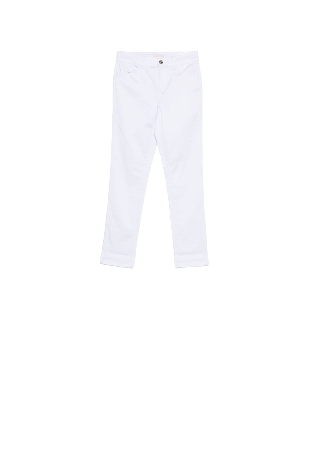  Liu Jo Pantaloni Skinny Bianco Ottico Woman - 1