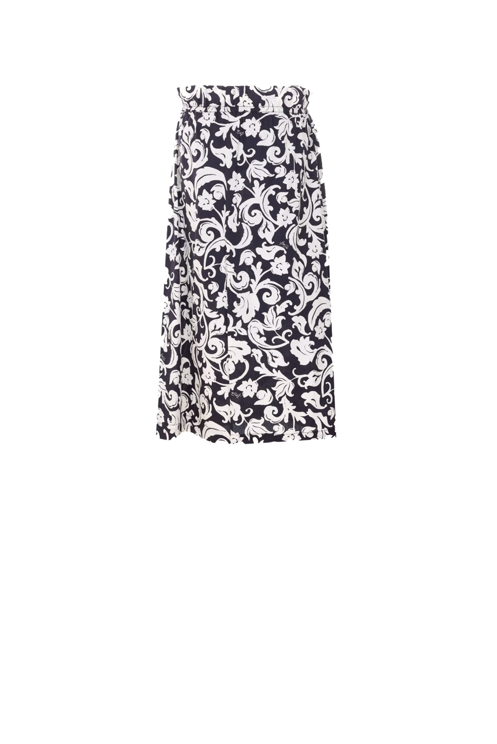  Liu Jo Gonna In Popeline Black White Woman - 1